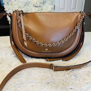 Michael Kors Jagger Pebbled Leather Large Shoulder Bag